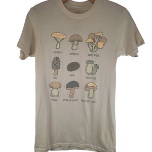 Social Culture XS Tan Mushroom Short Sleeve T-shirt
